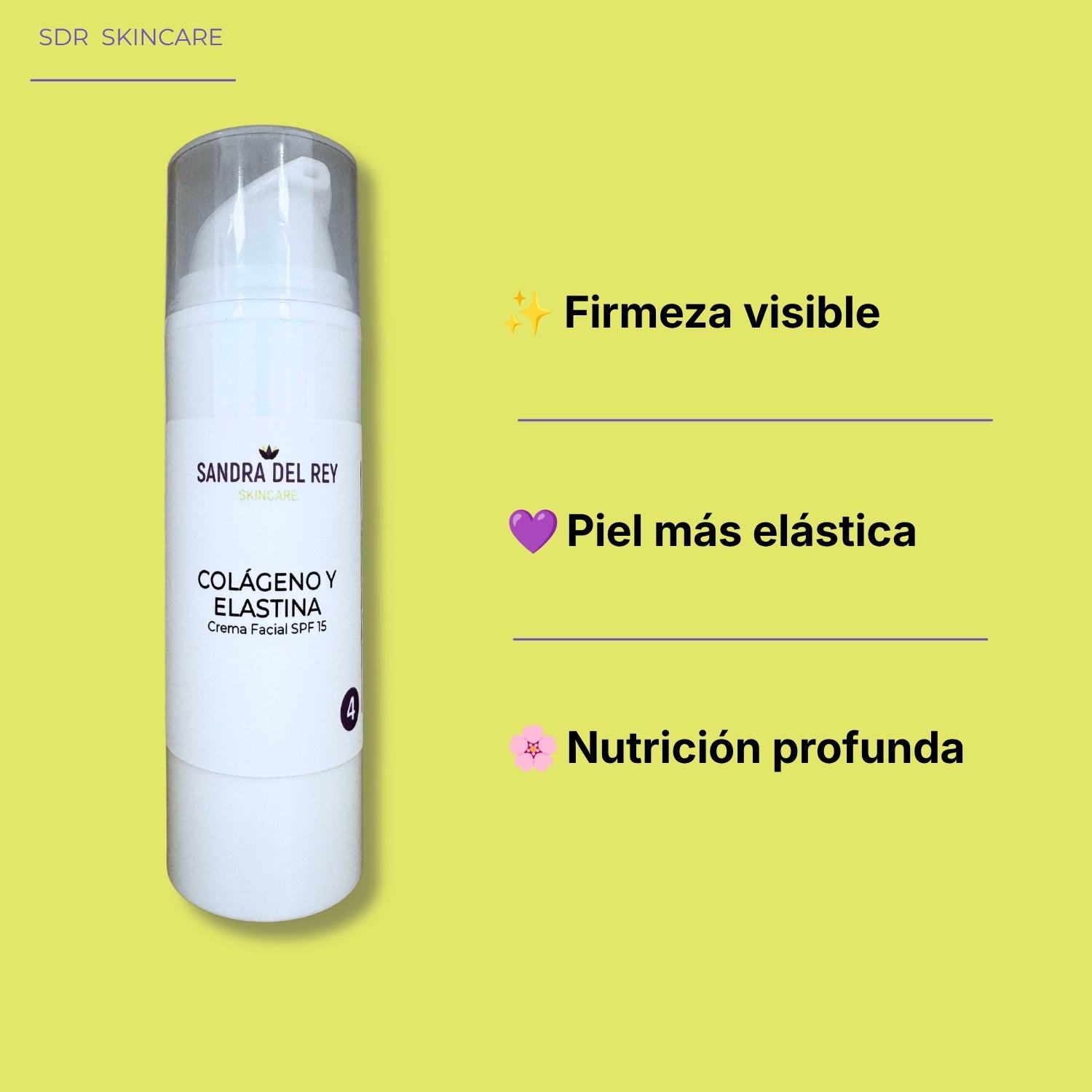 Crema Facial Colágeno y Elastina