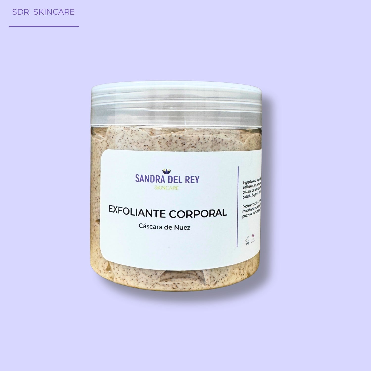 Exfoliante corporal  Cáscara de Nuez