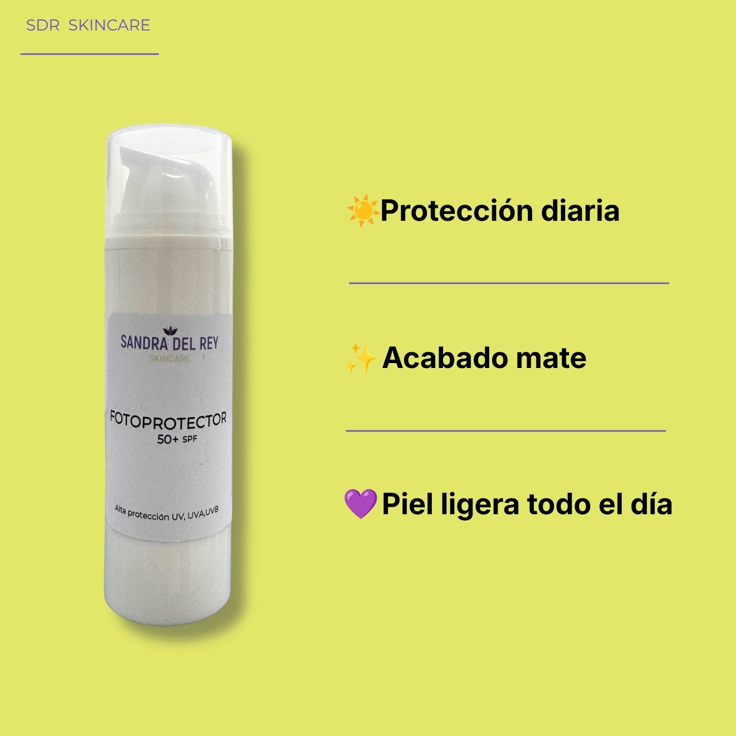 Fotoprotector 50+